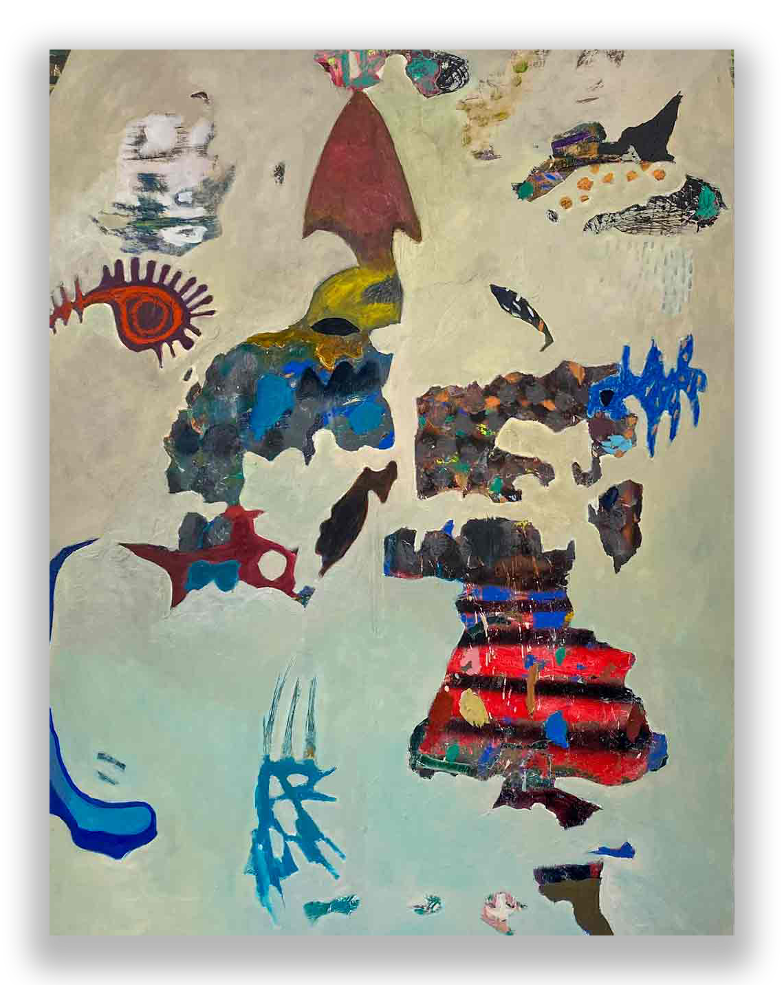 Commission of Fools, 30" x 20", 2021