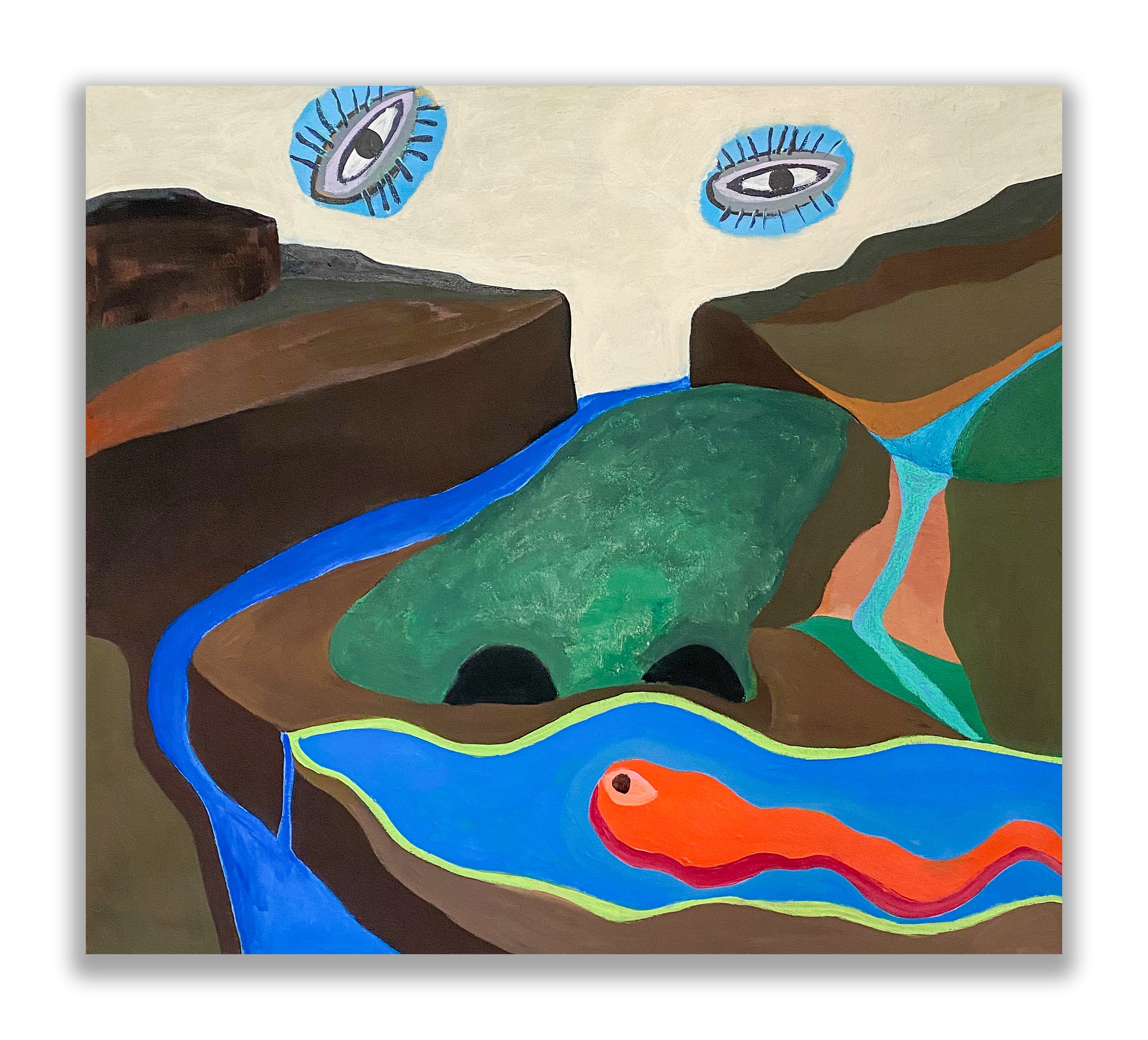 Moza Erf, 30" x 32", 2021