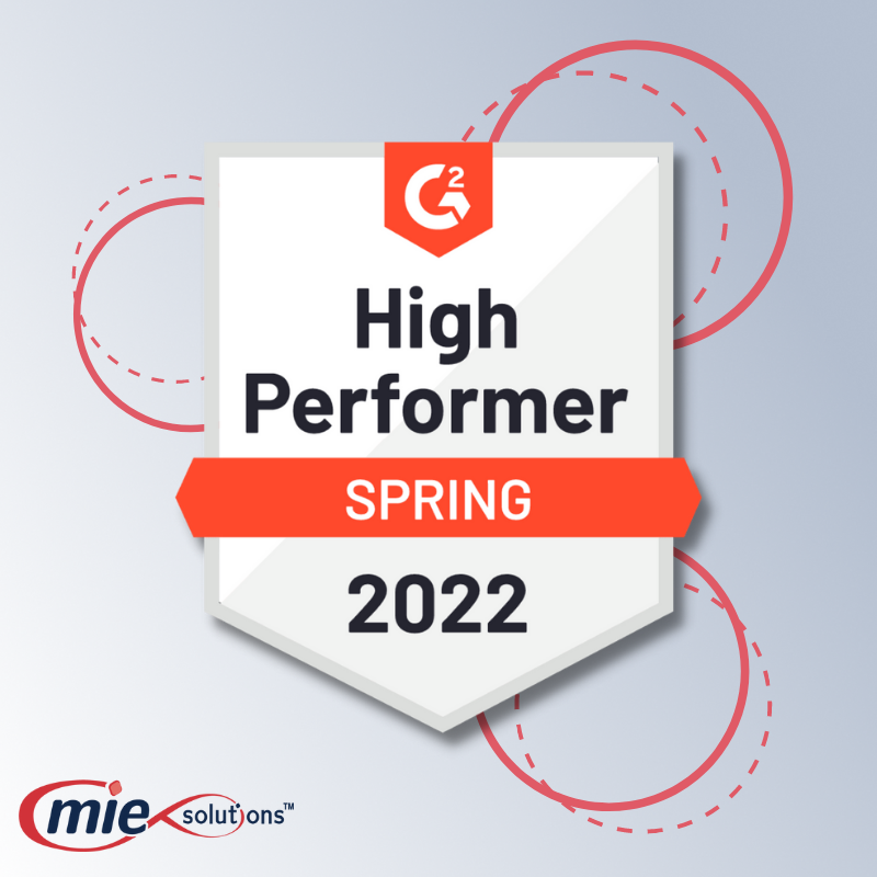 G2 Recognizes MIE Solutions as a High Performer for ERP Systems and Discrete ERP