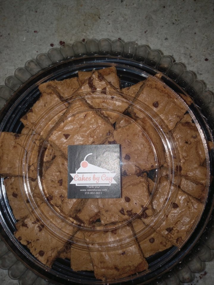 Chocolate Chip Cookie Bars Party Tray