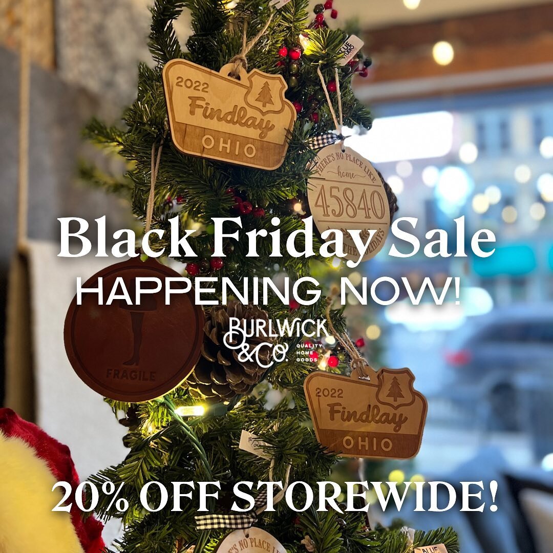 Cue our Black Friday Sale &mdash; 20% off storewide now until 2pm! 💫🎄
*some exclusions may apply