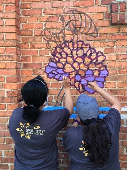 Burt's Bees Global HQ Mural in Durham, NC — The Good of the Hive