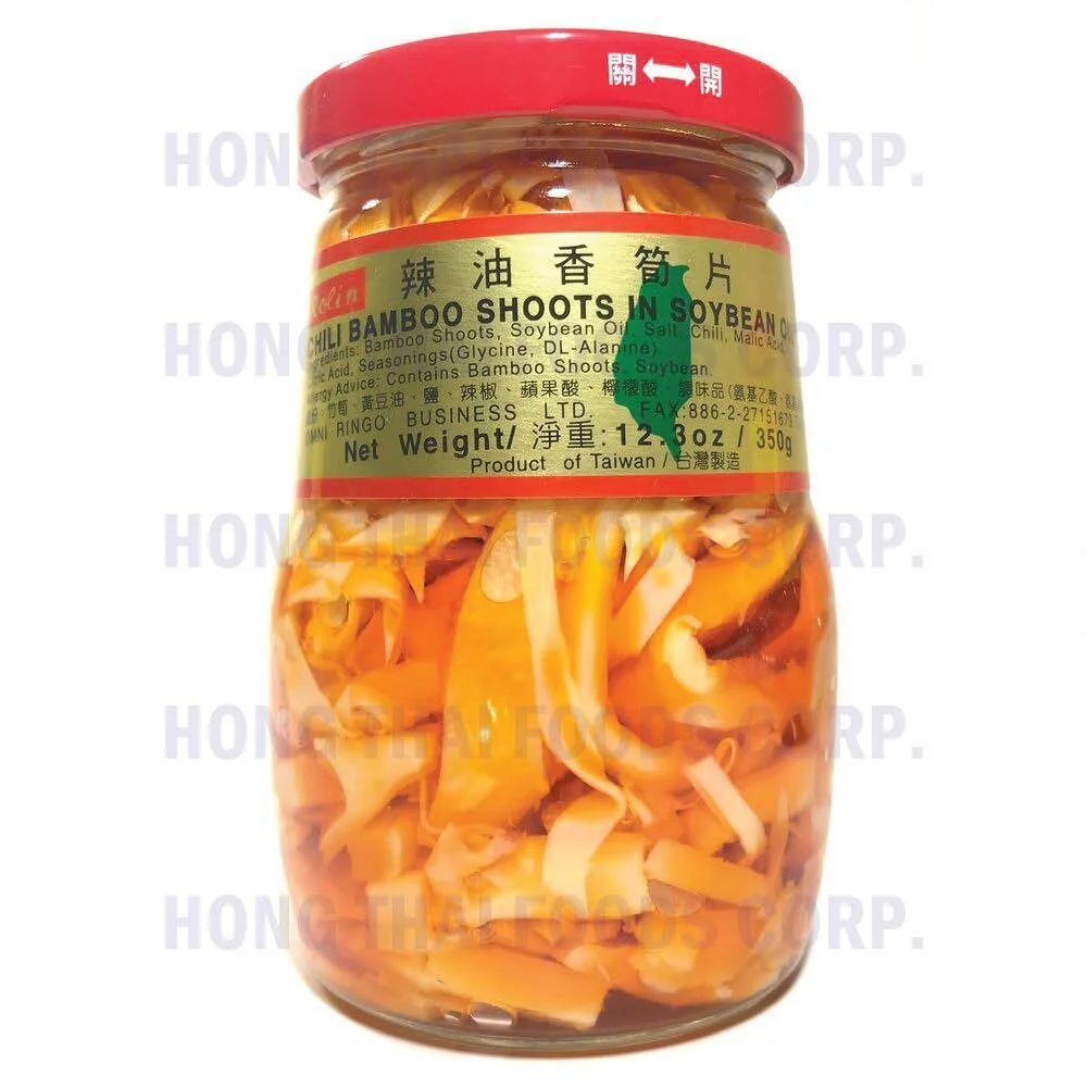 Rolin Chili Bamboo Shoots in Soybean Oil — PRODUCTS HONG THAI FOODS CORP.