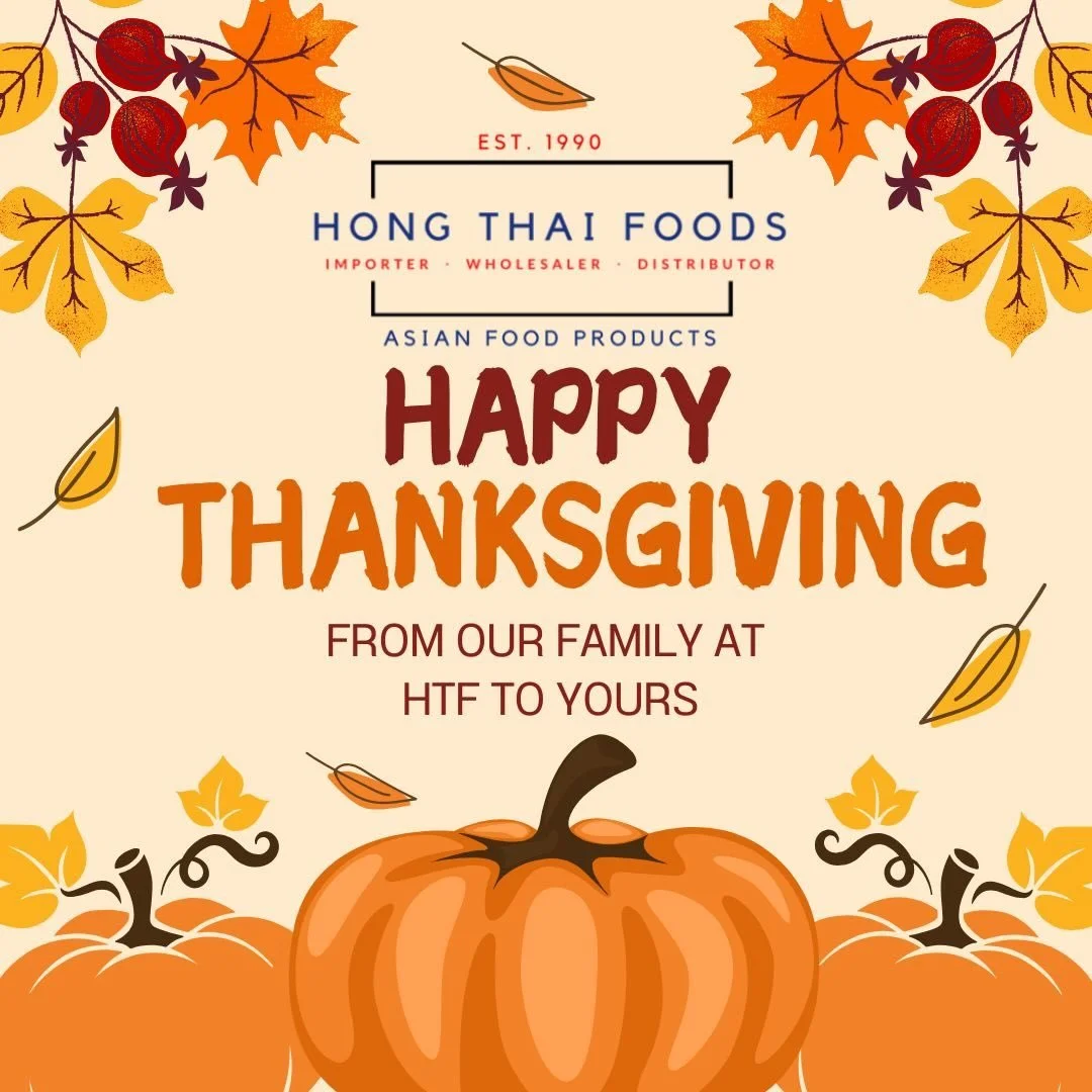 As we celebrate 35 years in business, we&rsquo;re thankful for the people and partnerships that make our work meaningful. Wishing you all a Happy Thanksgiving from our team to yours! 🦃✨

#hongthaifoods #import #wholesale #distributor #asianfood #nyc