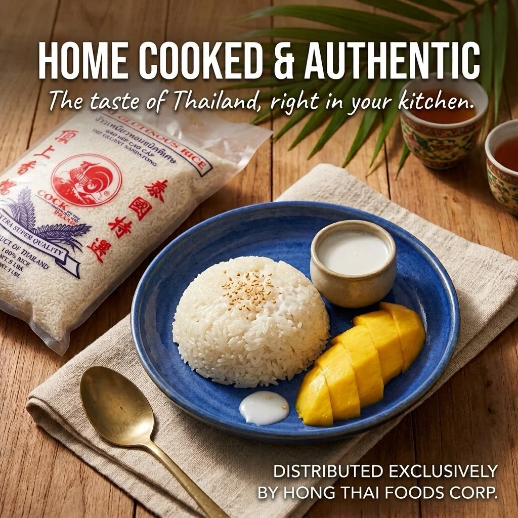 Everyone&rsquo;s obsessed with Mango Sticky Rice right now&mdash;and for good reason! 🥭🥥

Make the trend in the comfort of your own kitchen using Cock Brand Thai Glutinous Rice. Perfectly sticky, authentic, and impossibly delicious from scratch.
&n