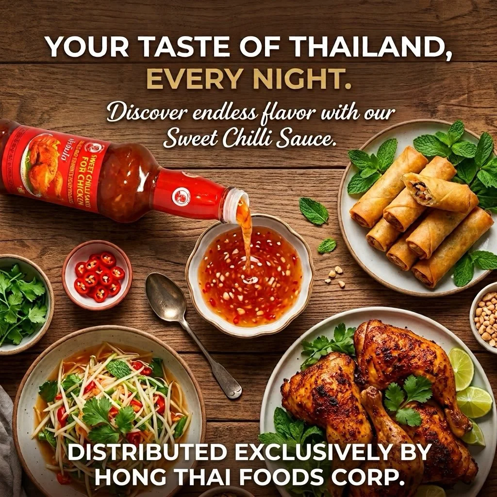 The ultimate dip for your favorite crispy bites! 🍗🔥 Sweet, savory, and perfectly balanced, Cock Brand Sweet Chilli Sauce for Chicken makes every meal unforgettable.
 
#hongthaifoods #fooddistributor #foodsupplier #restaurantsupply #thaifood