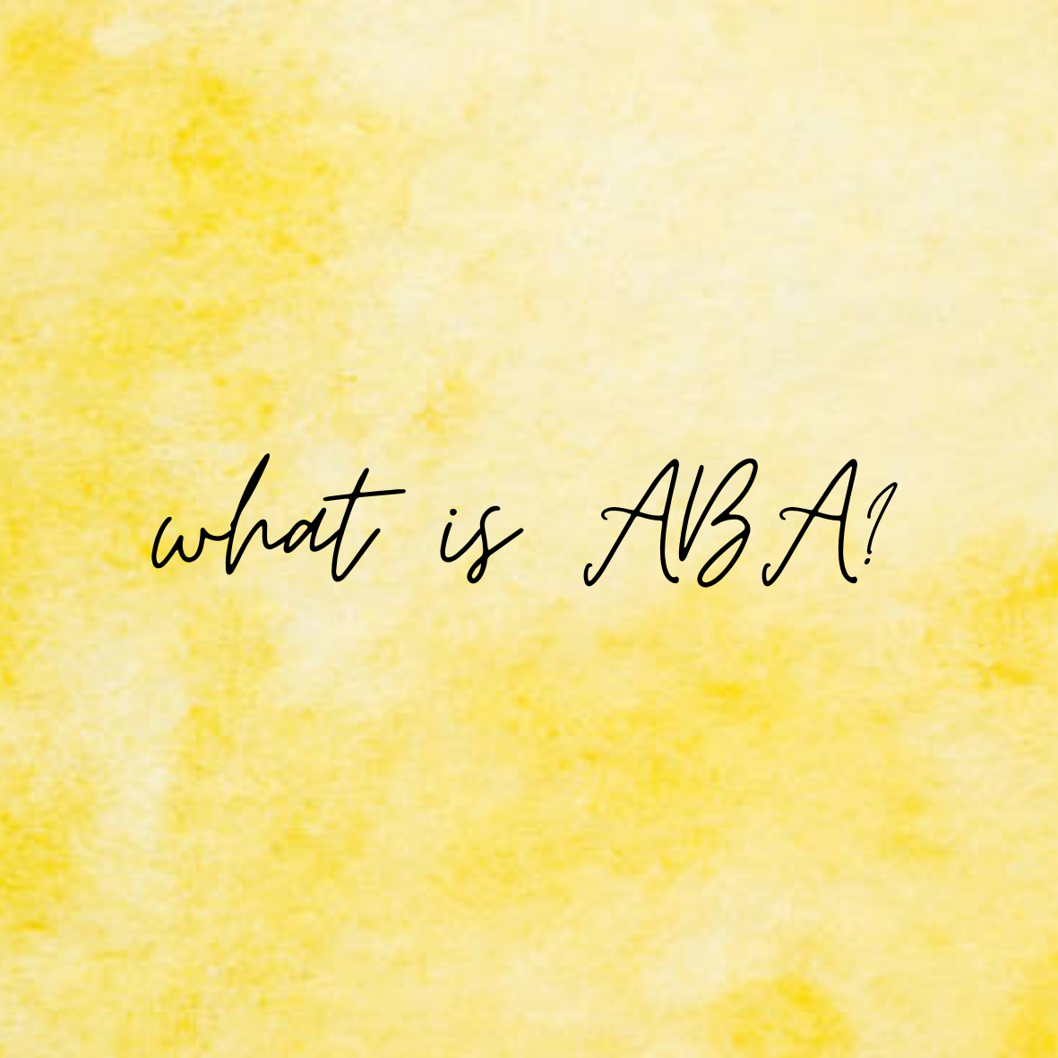 What is ABA?