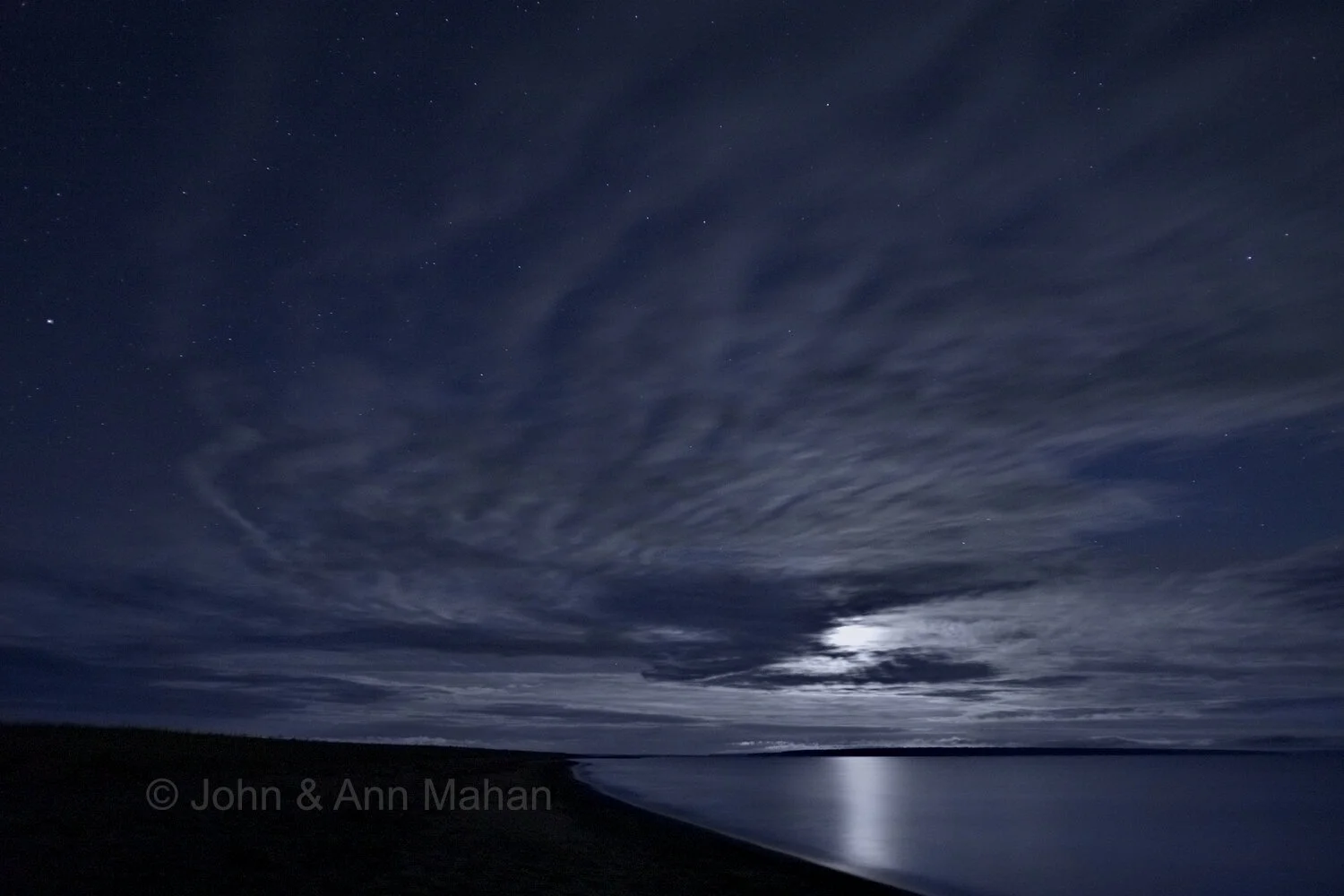 ID_0707C2_05X   Outer Island Spit on Moonlit Night