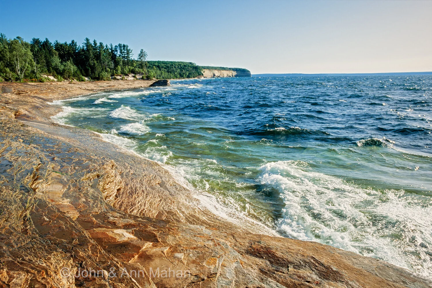 ID_14-5666B  Coast at Mosquito River -- Pictured Rocks