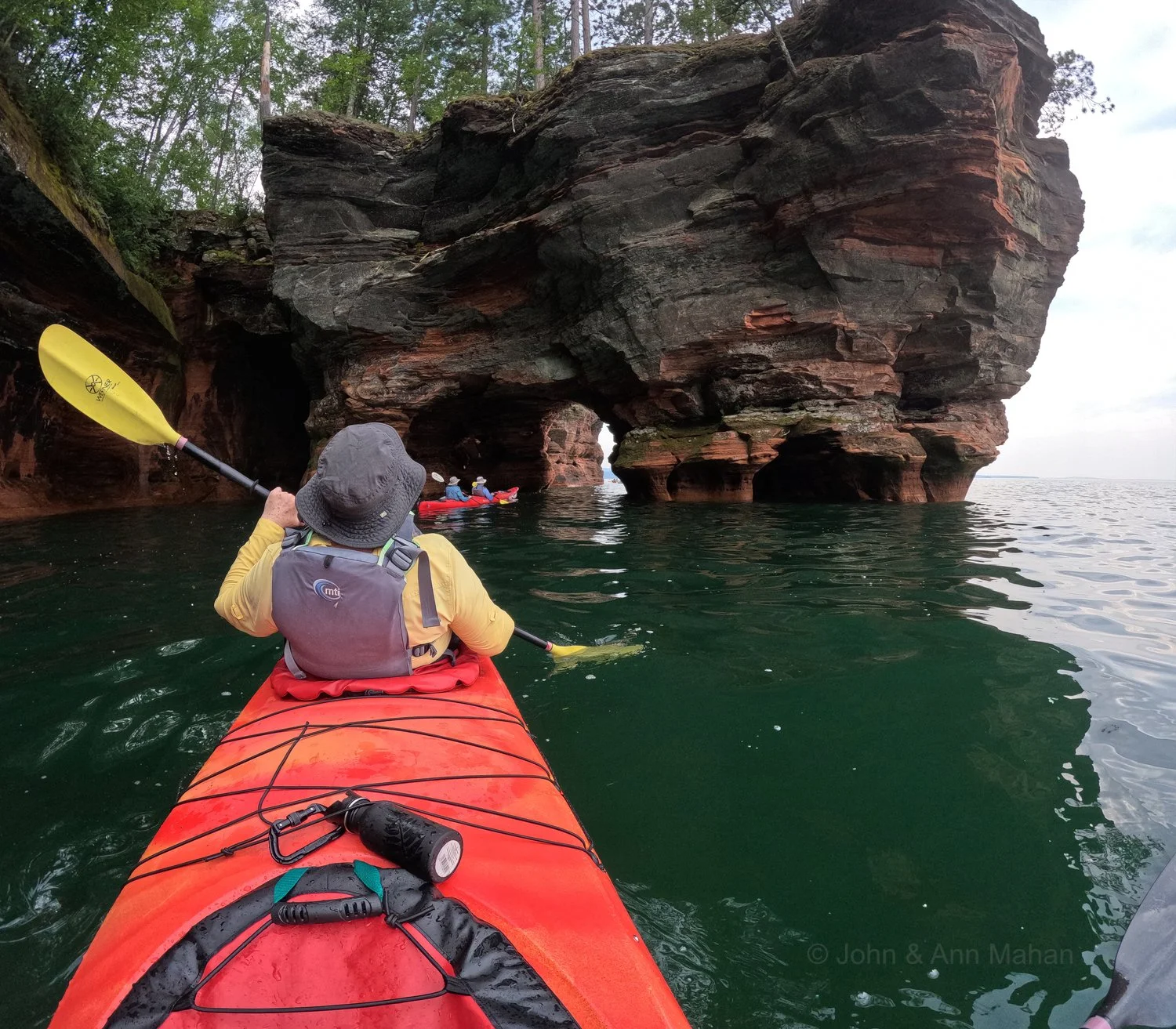 Kayaking at Sea Caves