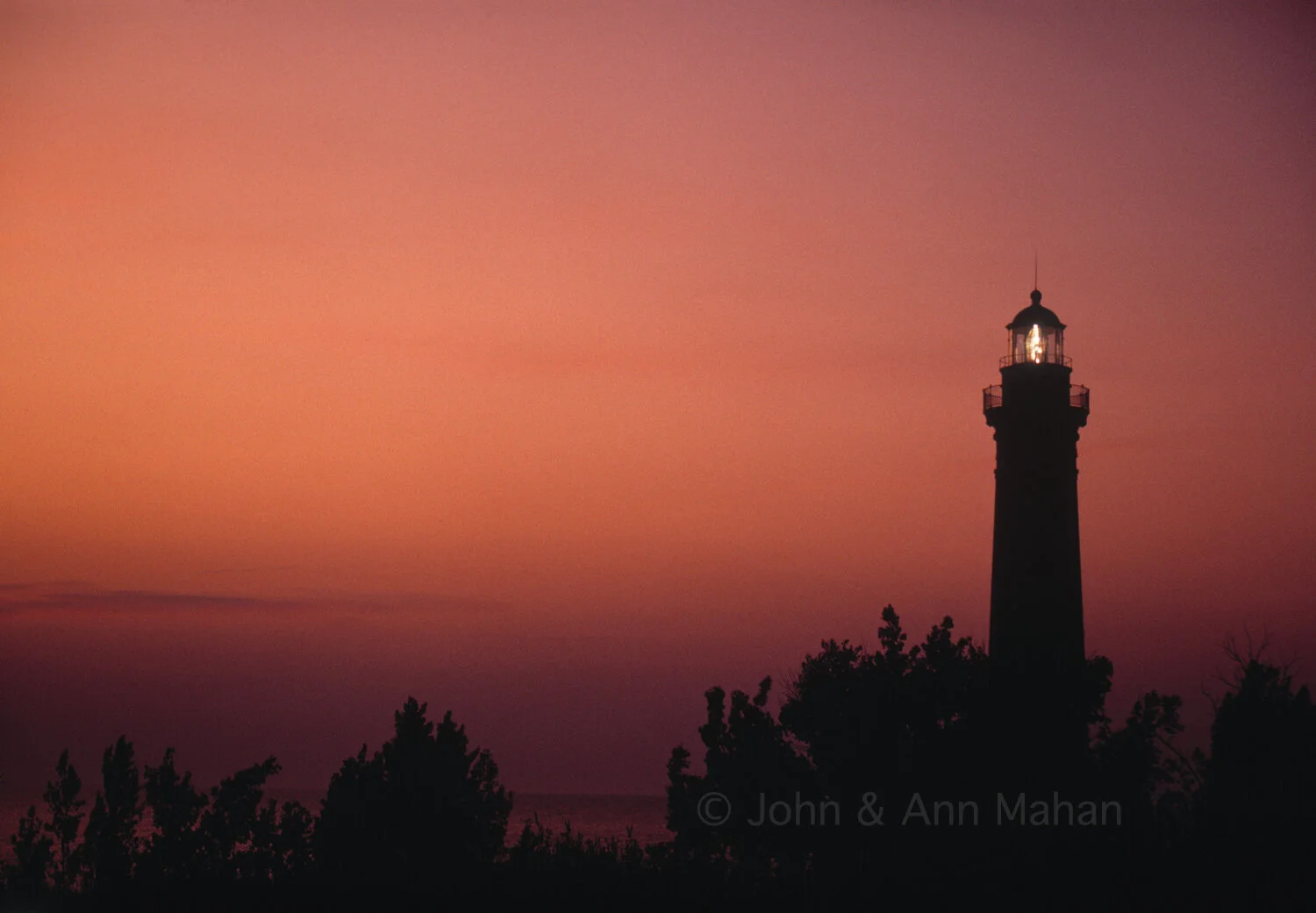 ID_36-437C Little Point Sable Lighthouse at Sunset