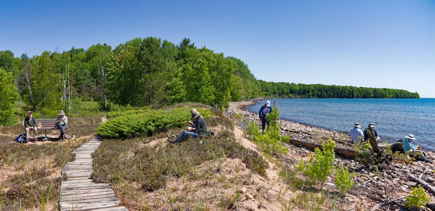 Stockton Island Tombolo Trail -- Lunch