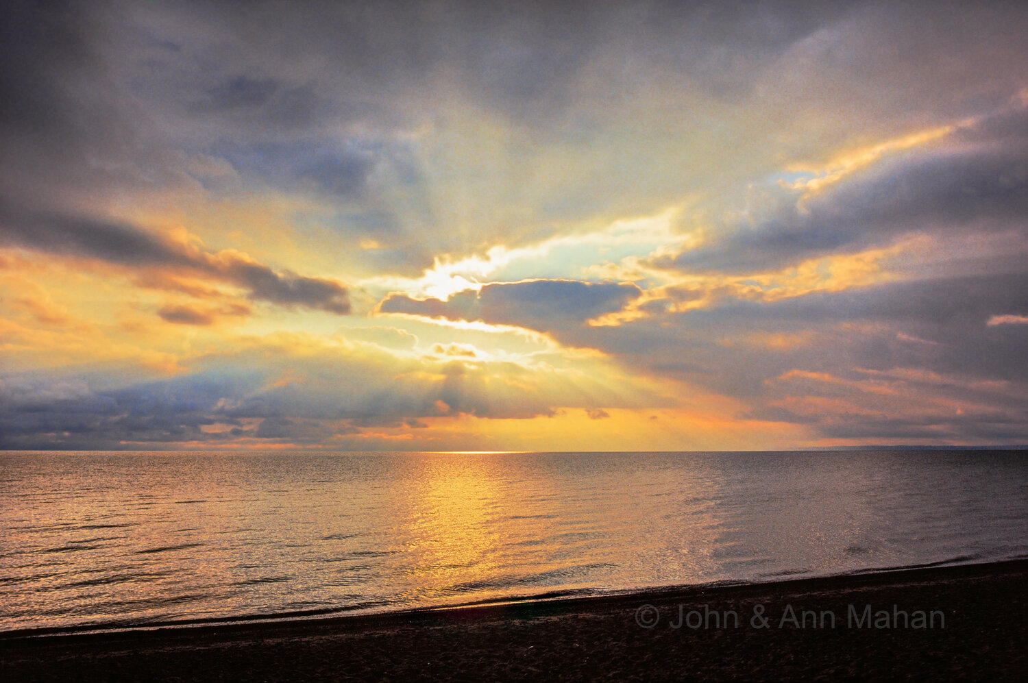 ID_31-4024C  Beaver Island Shore near Sunset