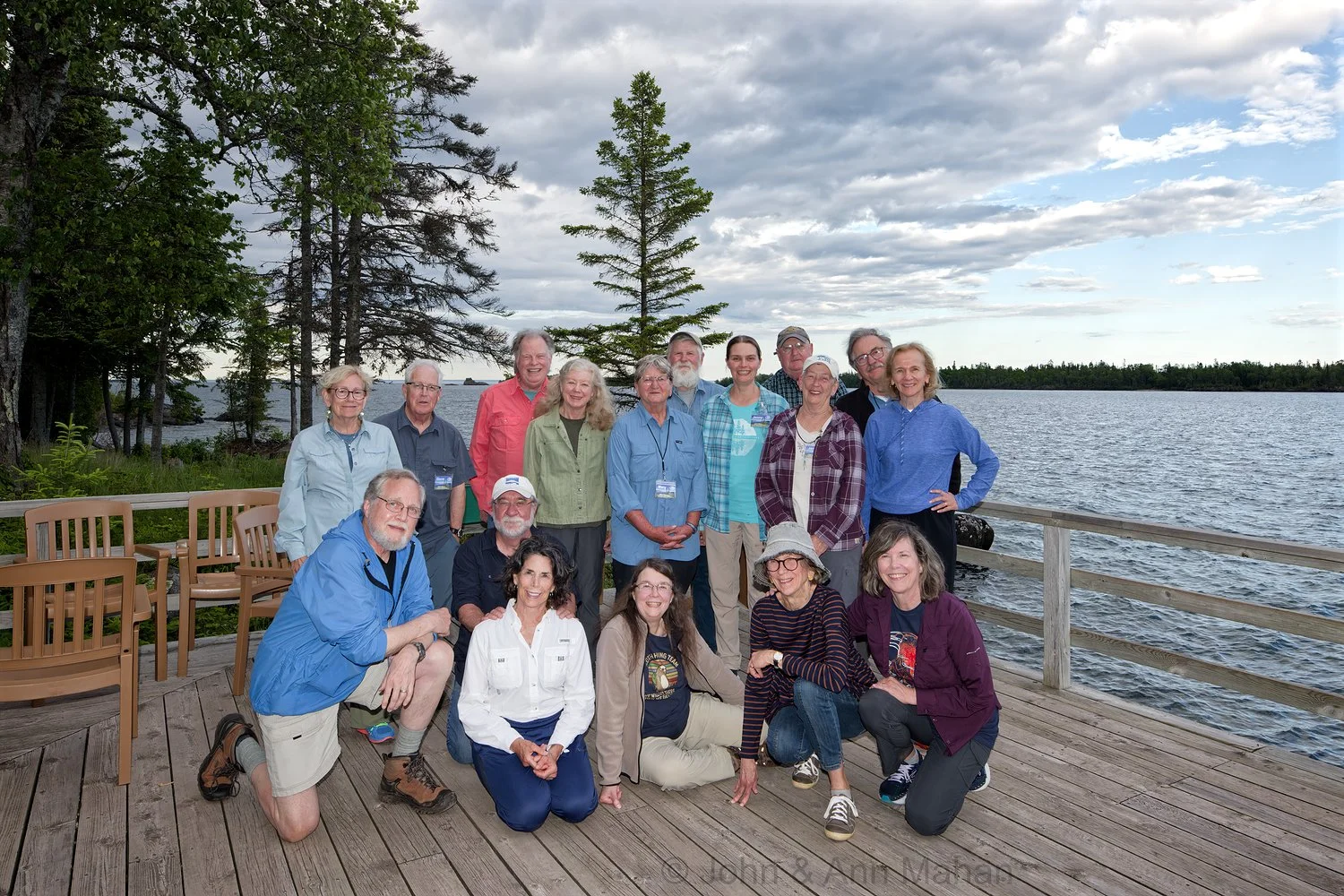 Group Photo on Guest House Deck