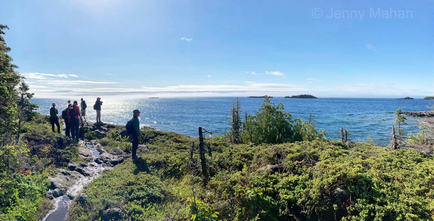 Hiking to Scoville Point