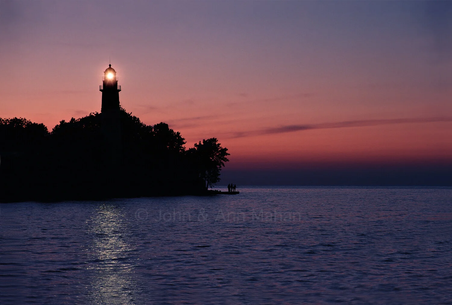 ID_13-822C   Point Aux Barques Lighthouse at Sunset