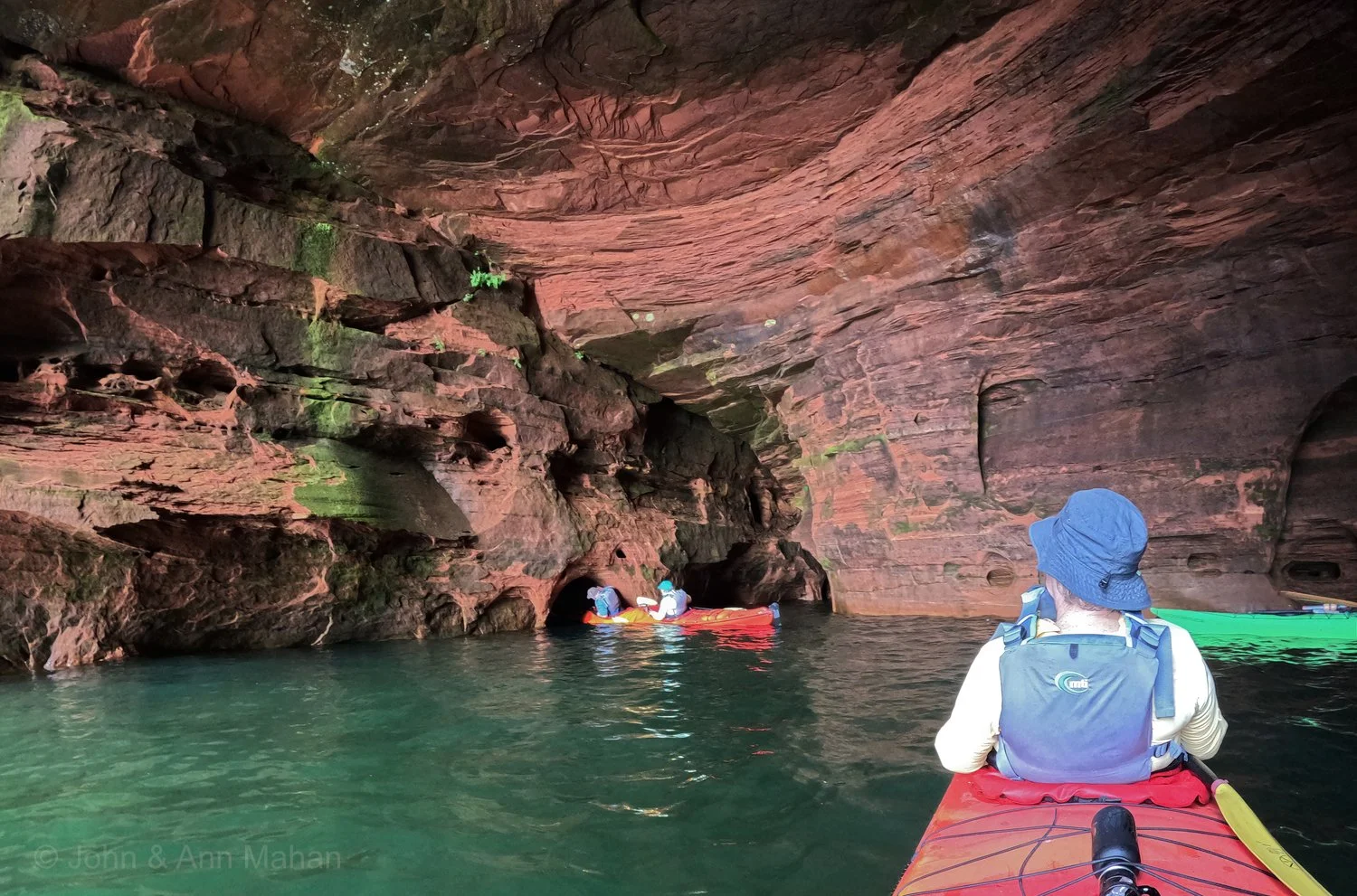 Kayaking at Sea Caves