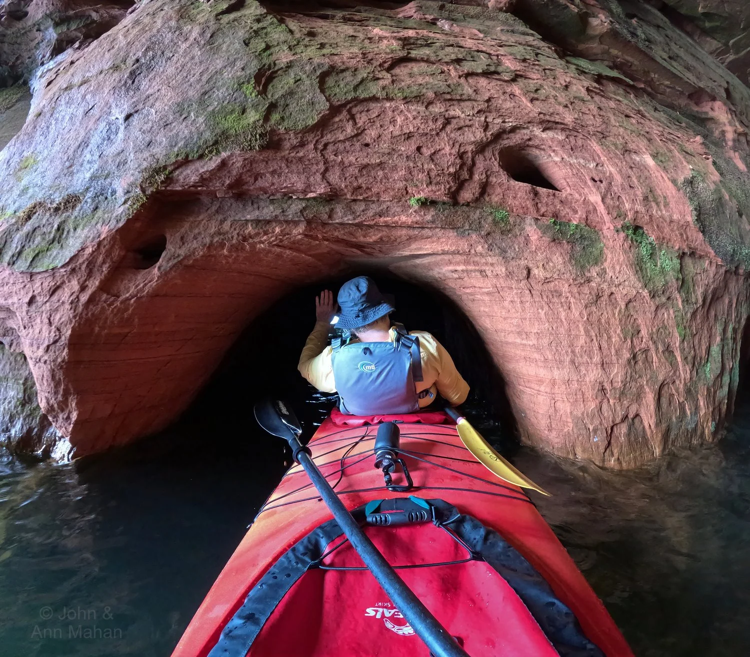 Kayaking into a Sea Cave