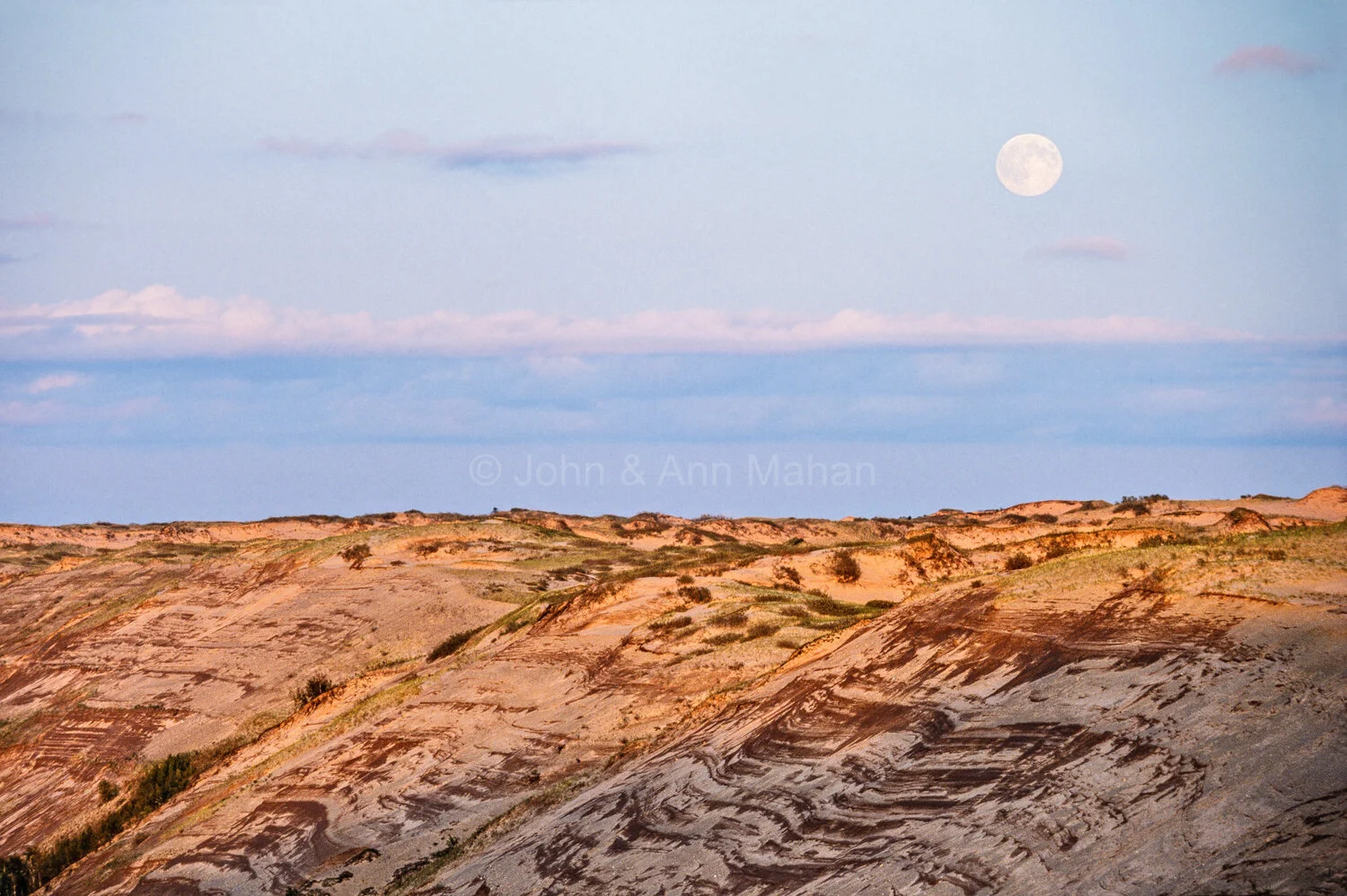 ID_31-5233B Full Moon over Grand Sable Dunes in Pictured Rocks National Lakeshore