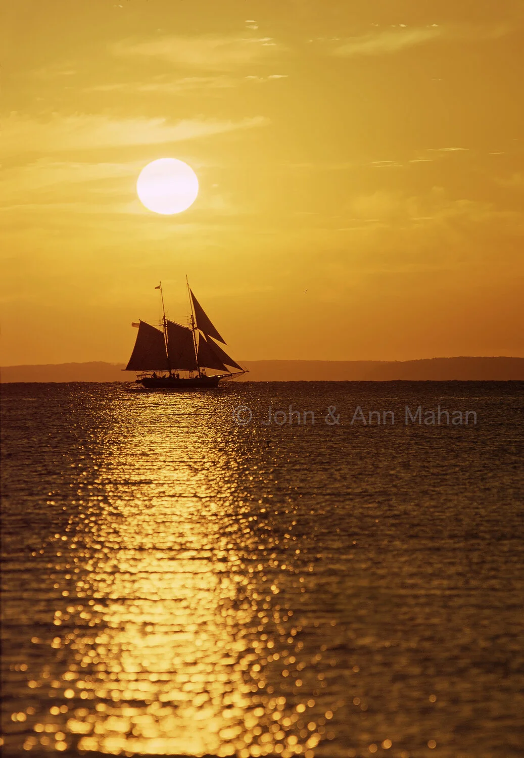 ID_36-7297C   Tall Ship Madeline in Manitou Passage at Sunrise