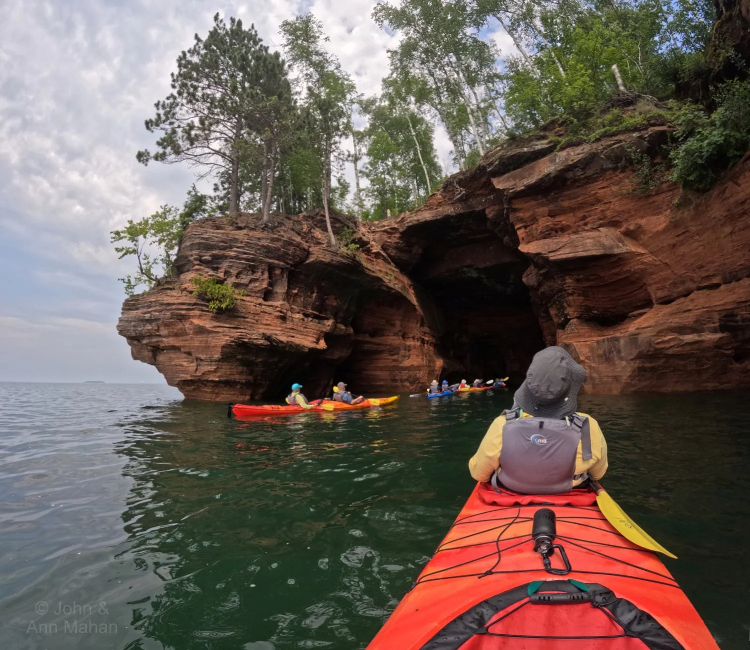 Kayaking at Sea Caves