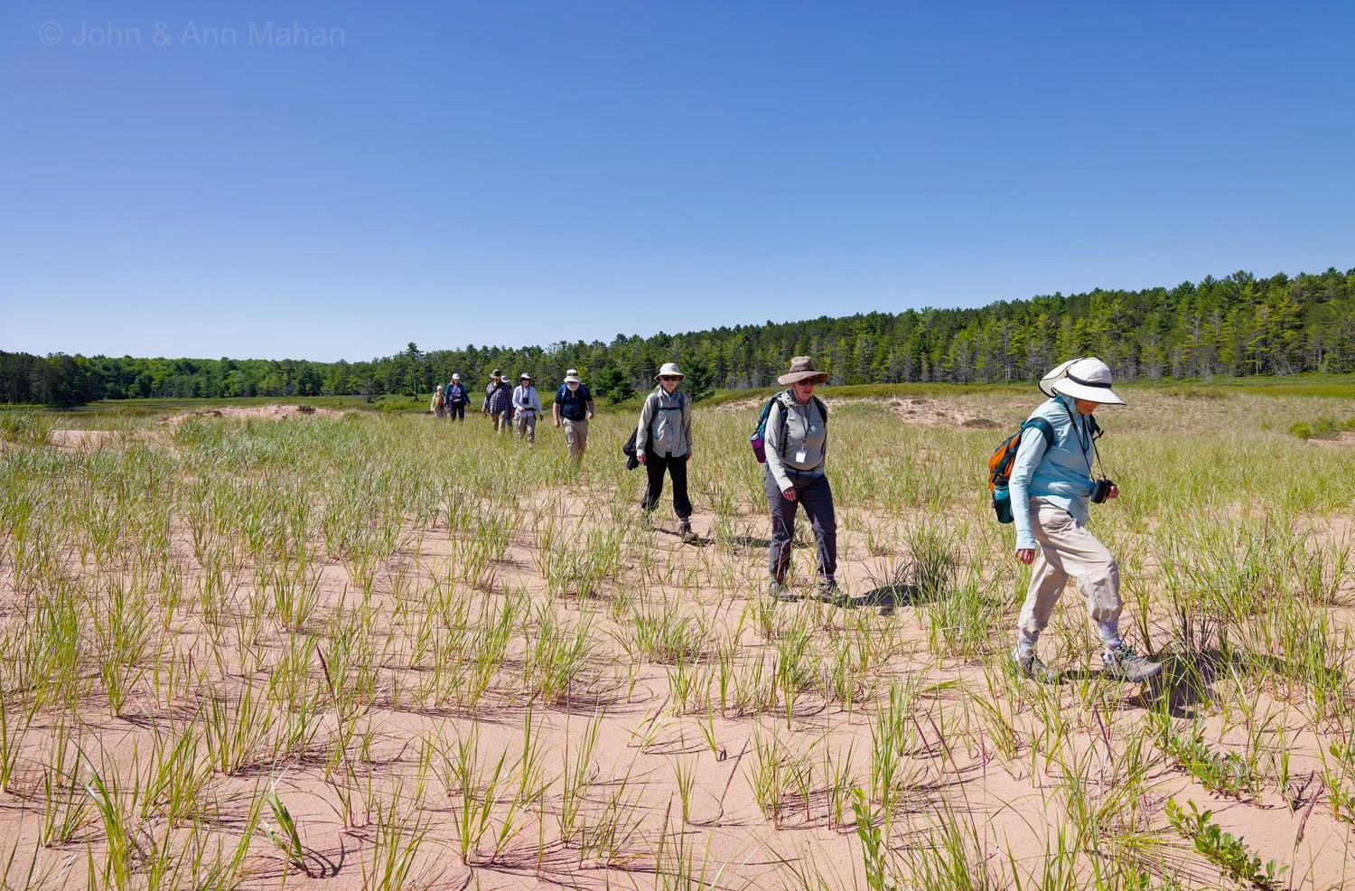 Stockton Island Tombolo Trail -- Julian Bay Beach Dunes