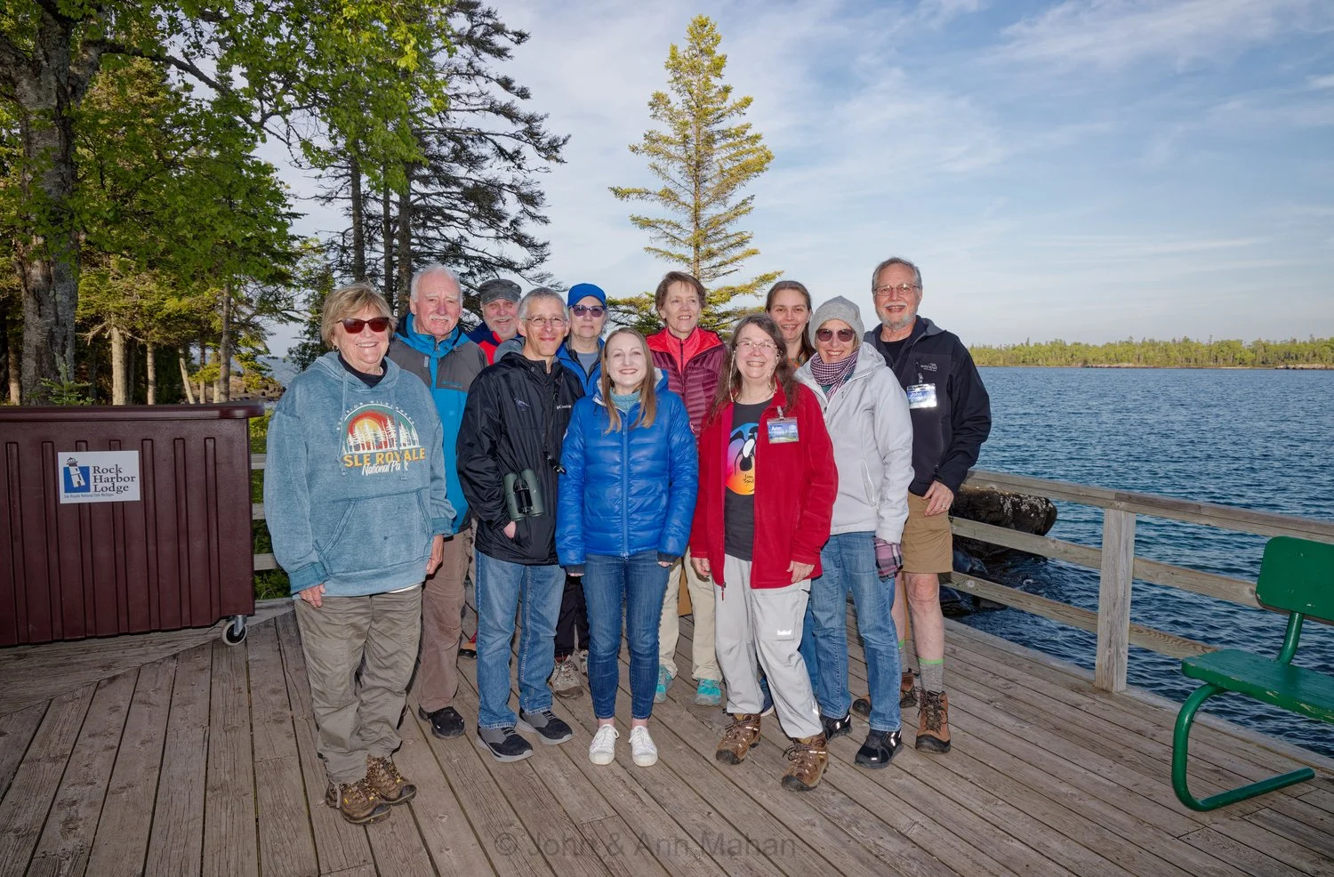 Group Photo on Guest House Deck