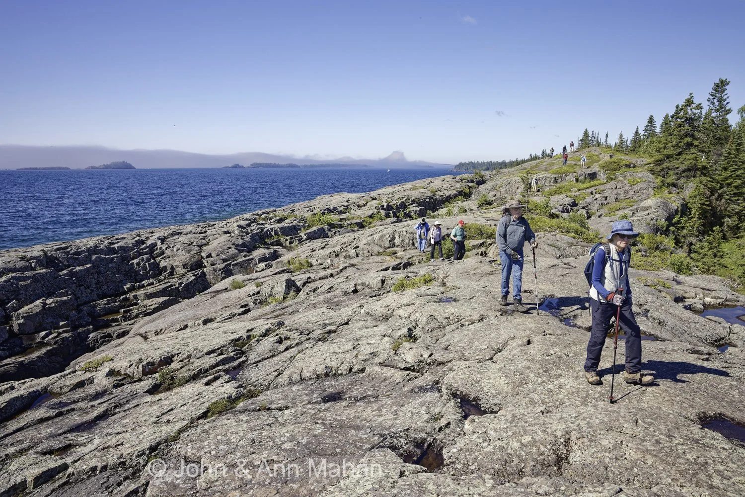 Approaching tip of Scoville Point