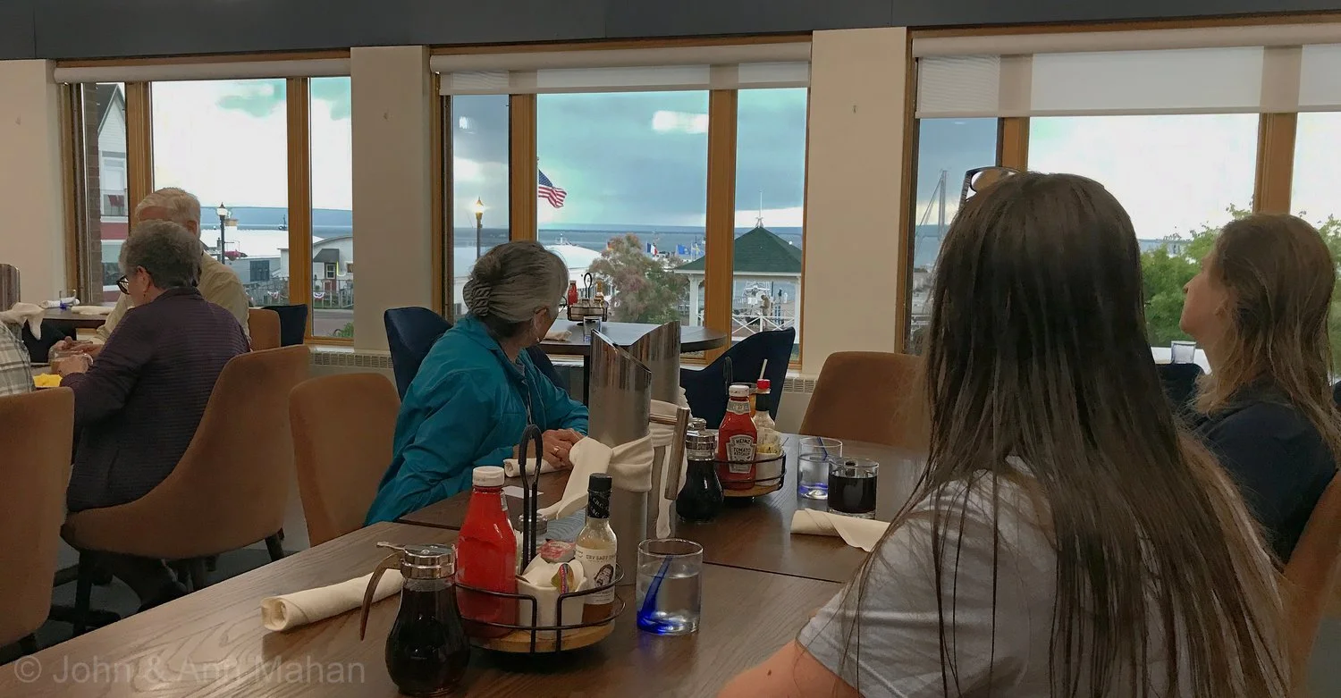 Bayfield Inn Breakfast as Lake Superior Storm Approaches