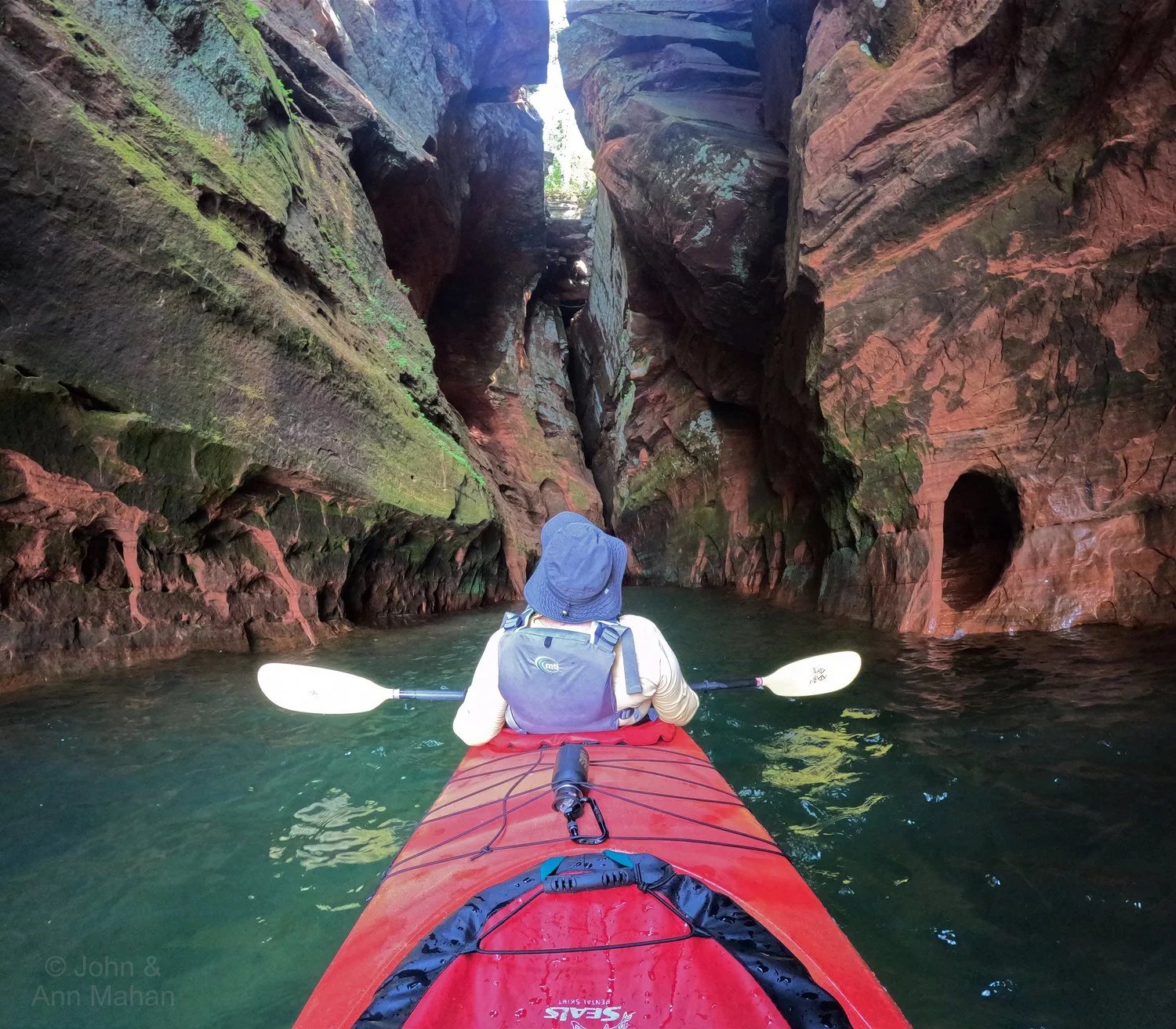 Sea Kayaking into "The Crevasse"