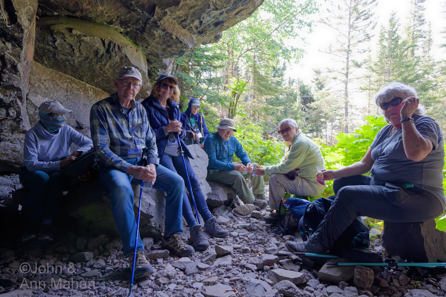 Rest Break inside Suzys Cave
