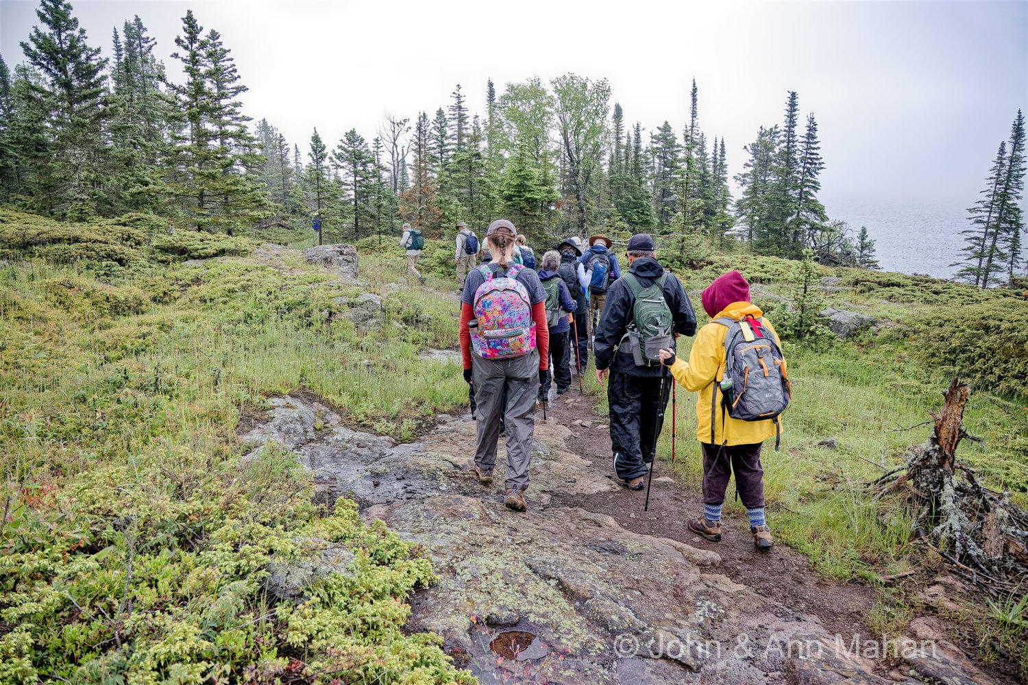 Hiking to Scoville Point