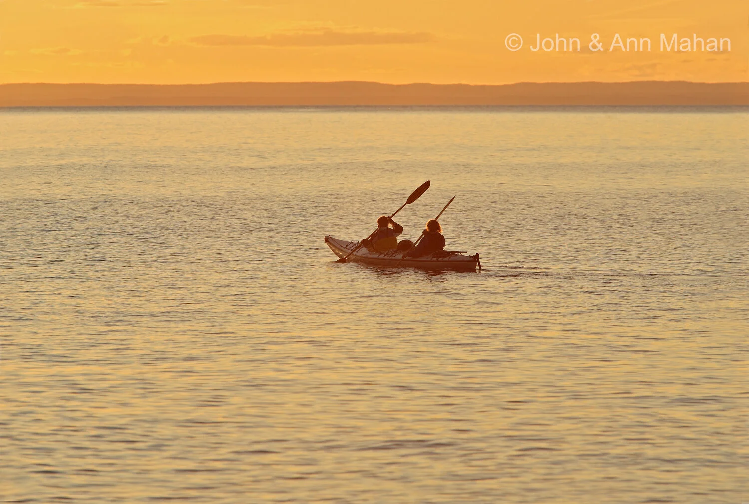 ID_3547C2_04 Apostle Islands Sea Kayaking at Sunset