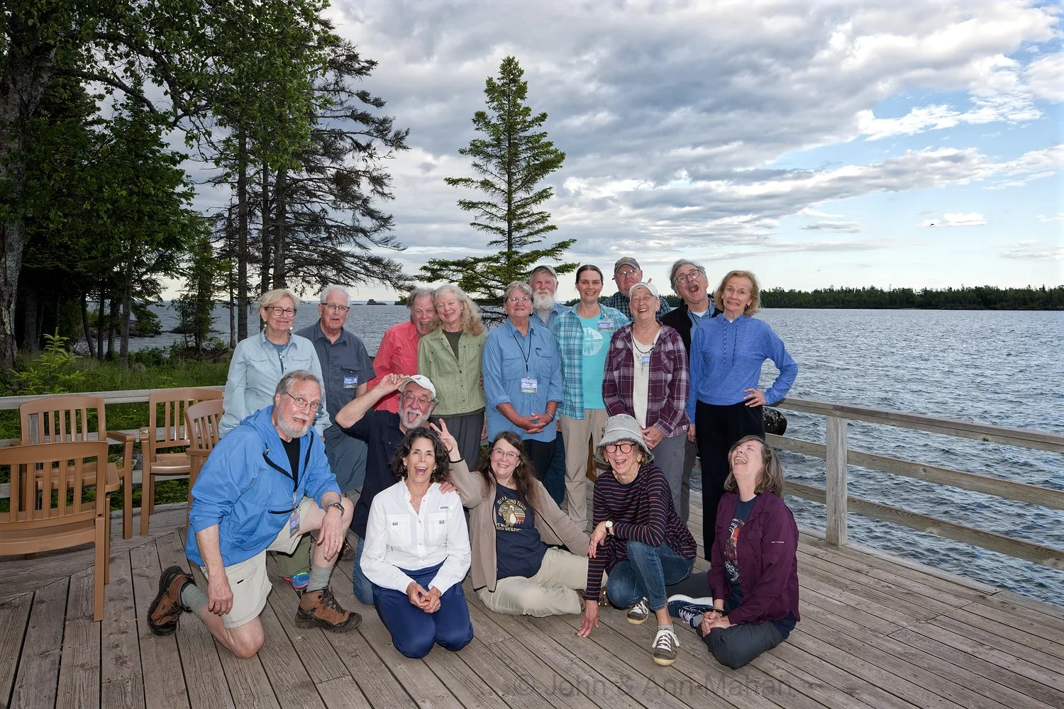 Alternate Group Photo on Guest House Deck