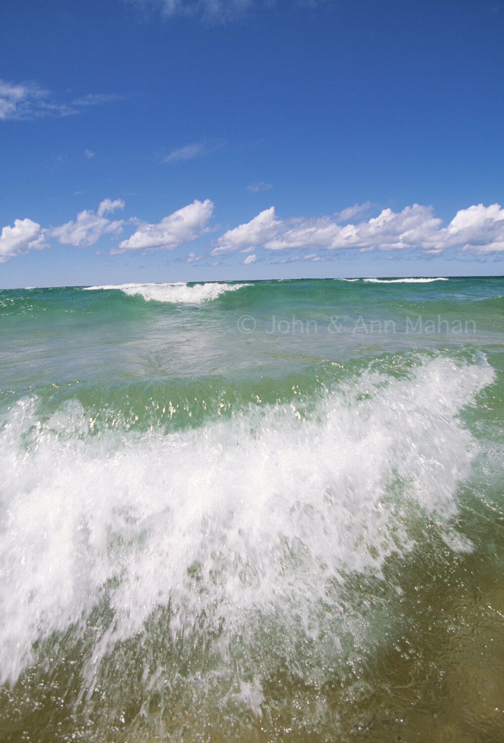 ID_32-7230C  Lake Superior Surf at Pictured Rocks National Lakeshore