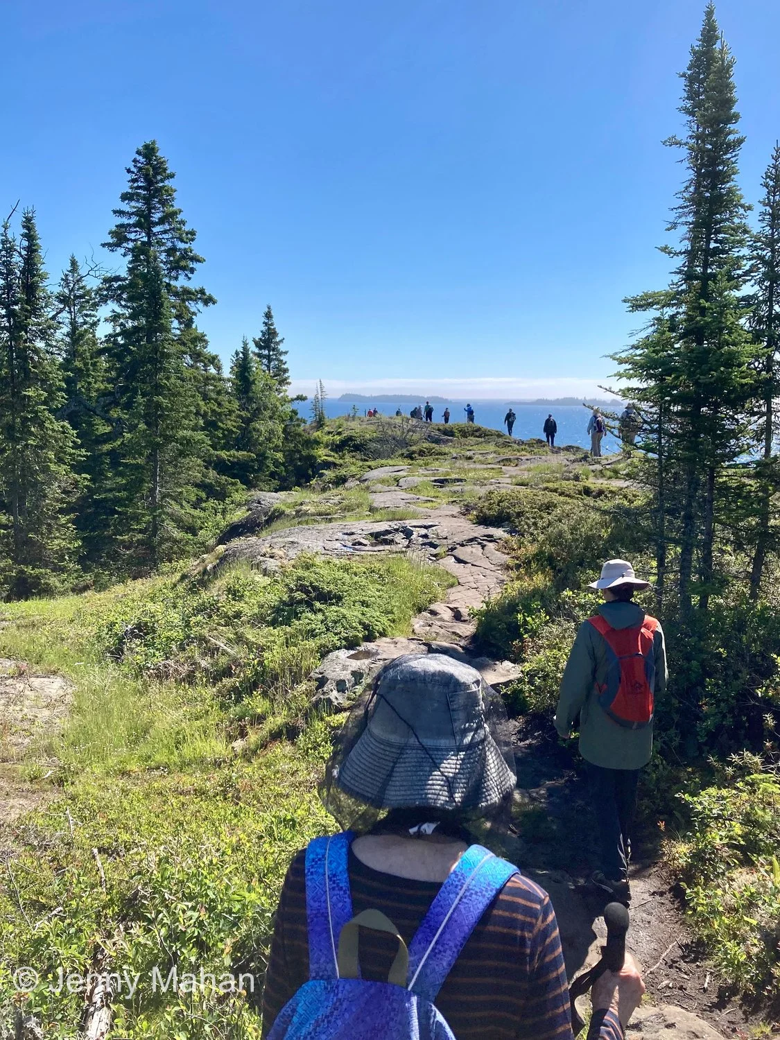 Hiking to Scoville Point