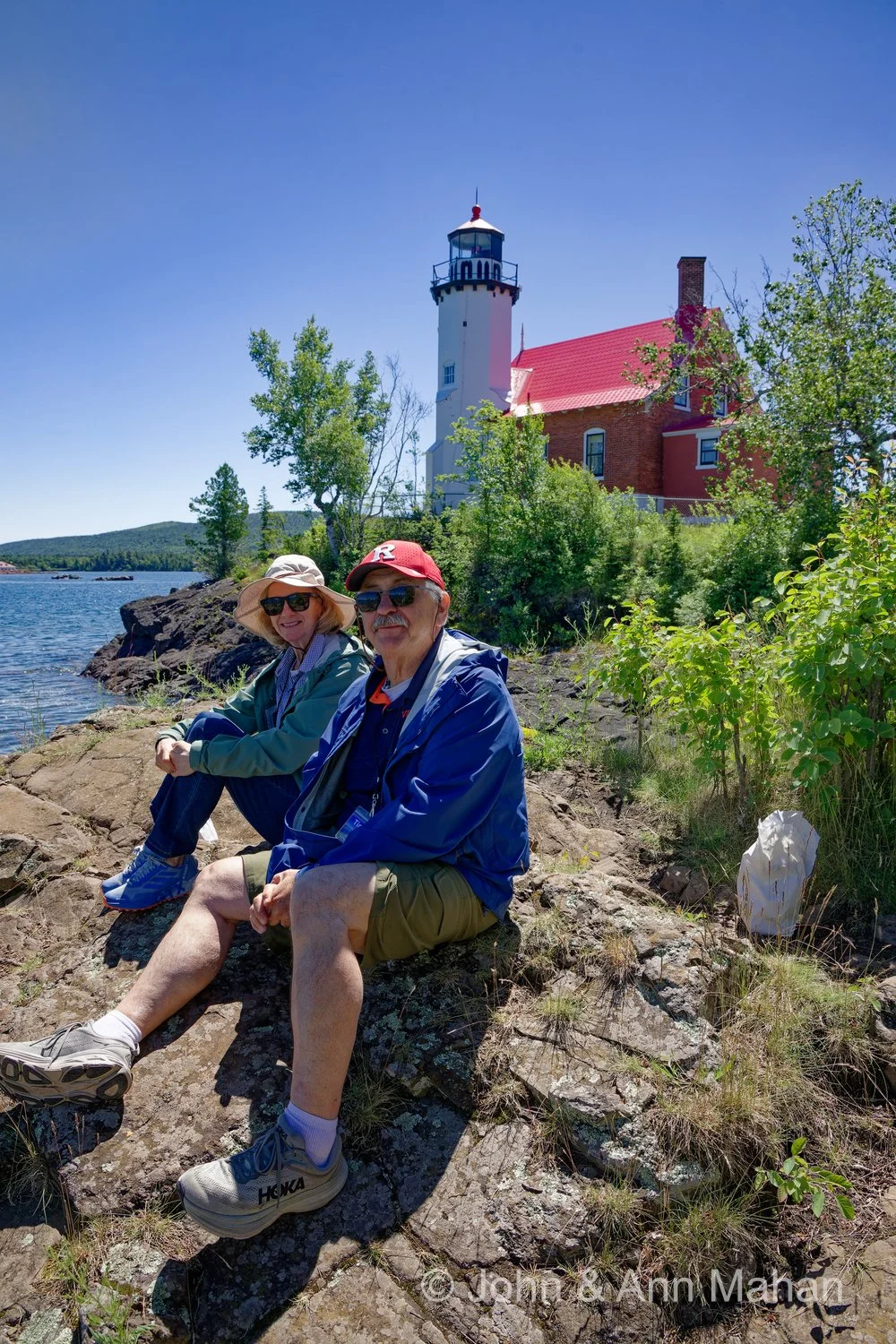 Keweenaw Peninsula Coach Tour -- Picnic Lunch at Eagle Harbor Lighthouse