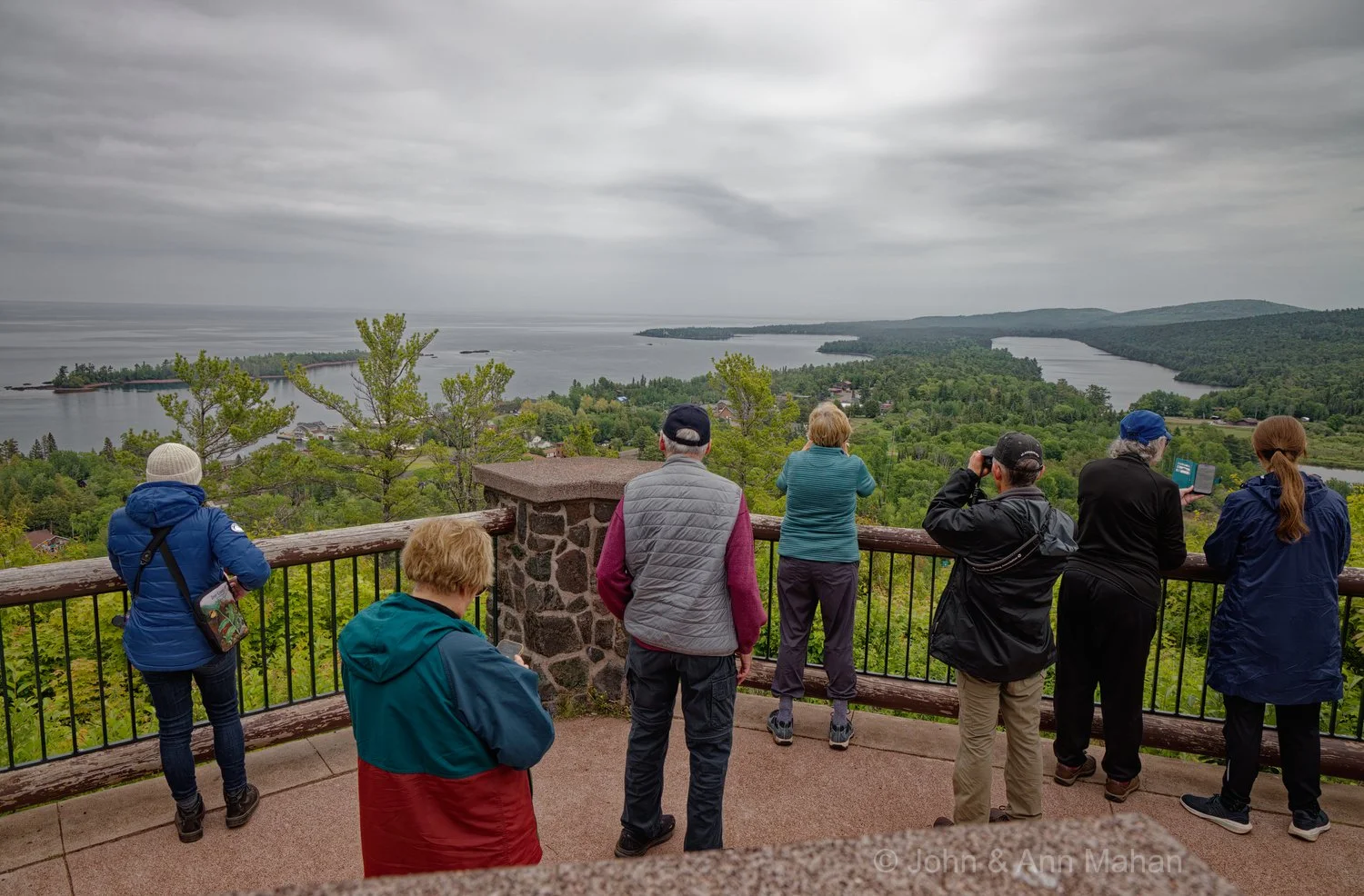 Keweenaw Peninsula Coach Tour -- Copper Harbor Overlook, Brockway Mountain