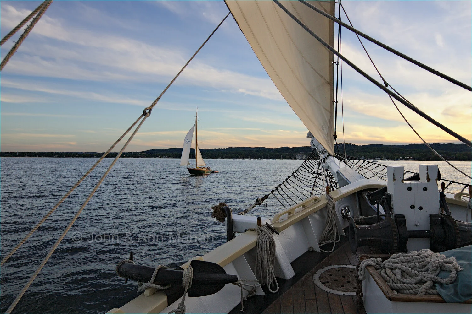 ID_9115C2_05   Aboard Tall Ship Manitou in Grand Traverse Bay