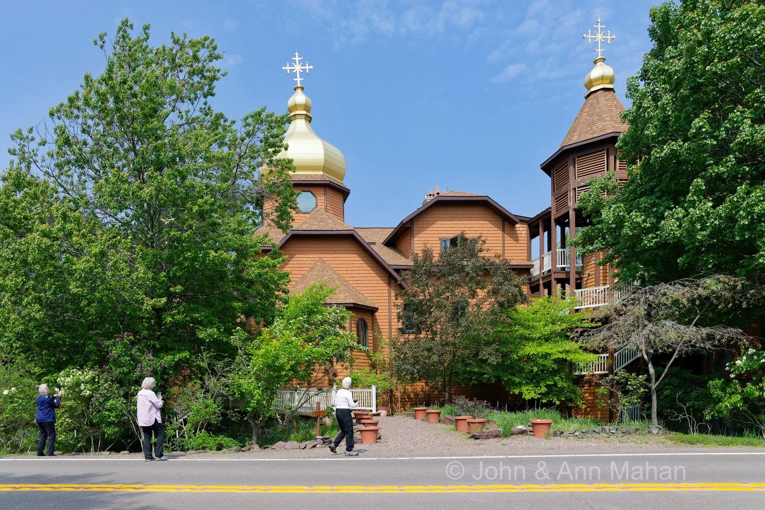 Keweenaw Peninsula Coach Tour -- Holy Transfiguration Skete -- Society of St. John Monastery -- Western Ukraine Byzantine design