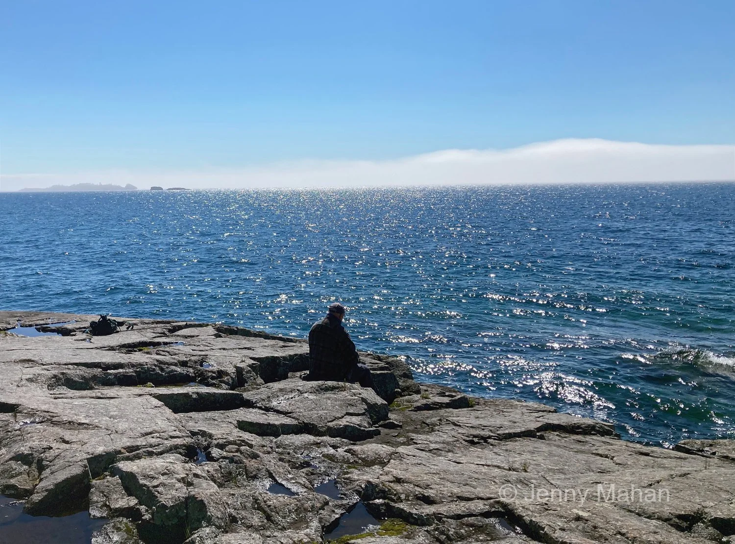 Resting at the tip of Scoville Point