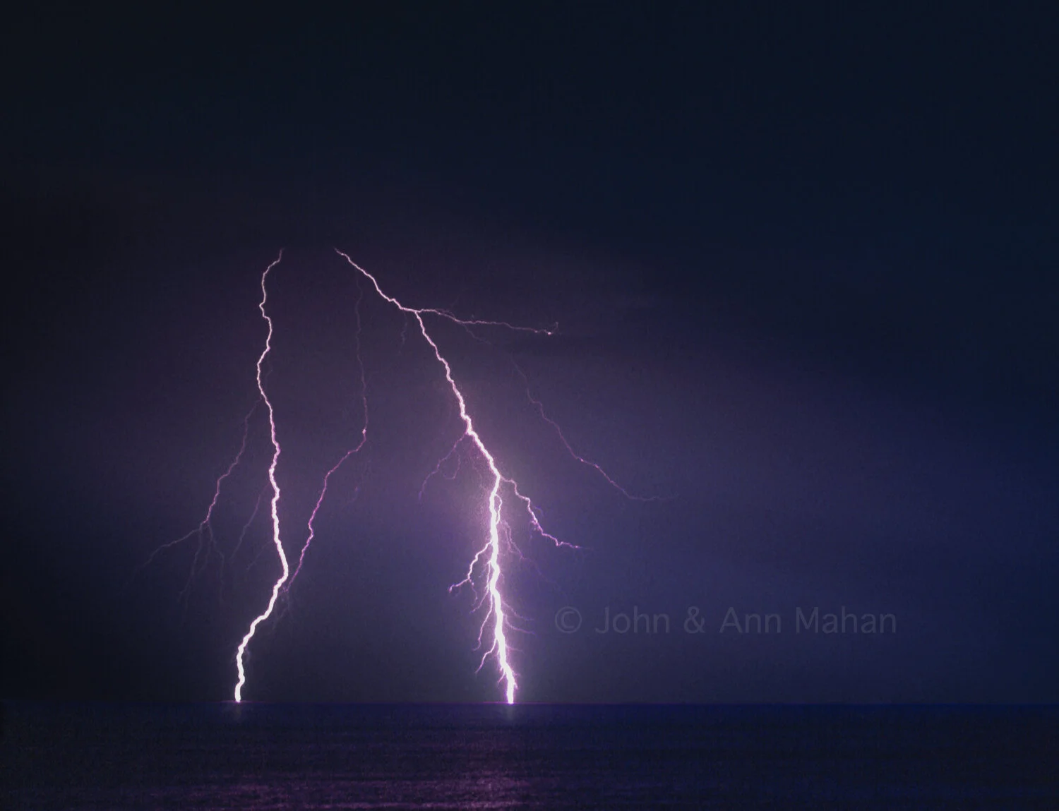 ID_32-3120C   Lightning over Lake Michigan