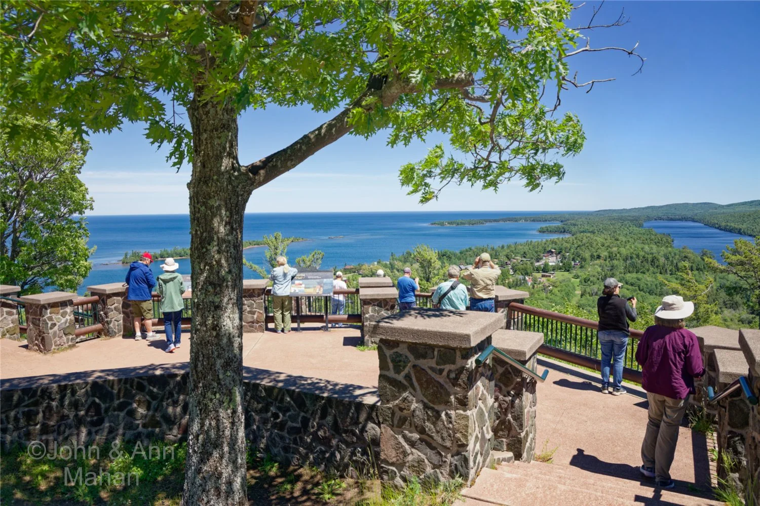 Keweenaw Peninsula Coach Tour -- Copper Harbor Overlook, Brockway Mountain