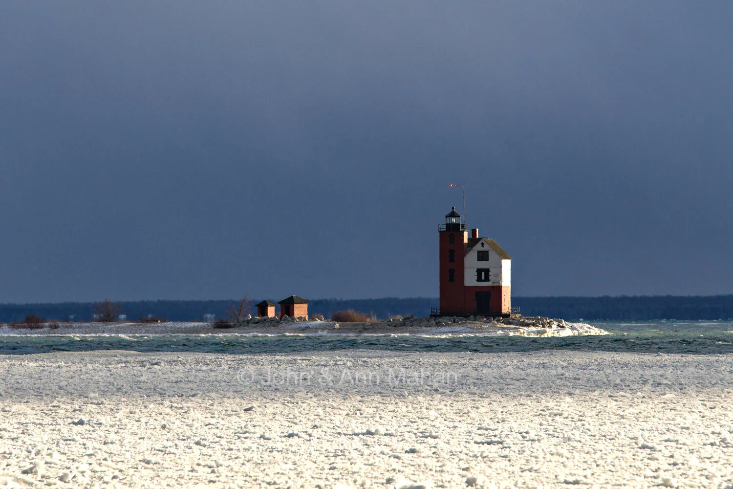 ID_0799C8_11   Round Island Lighthouse in Winter