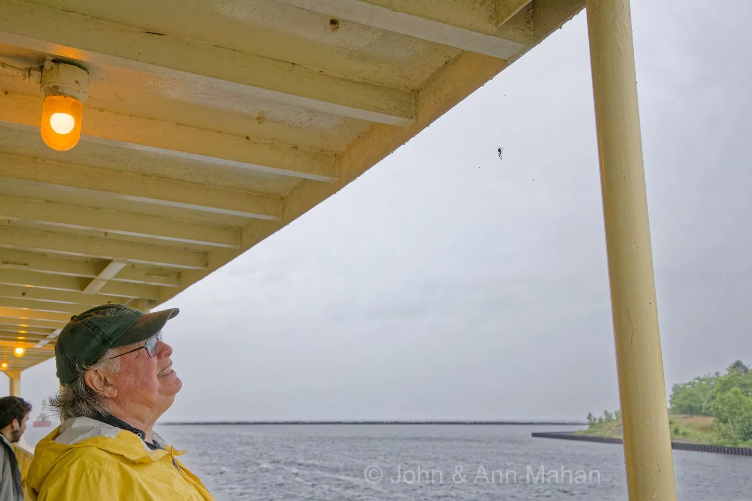 On board Ranger III -- with arachnid passenger