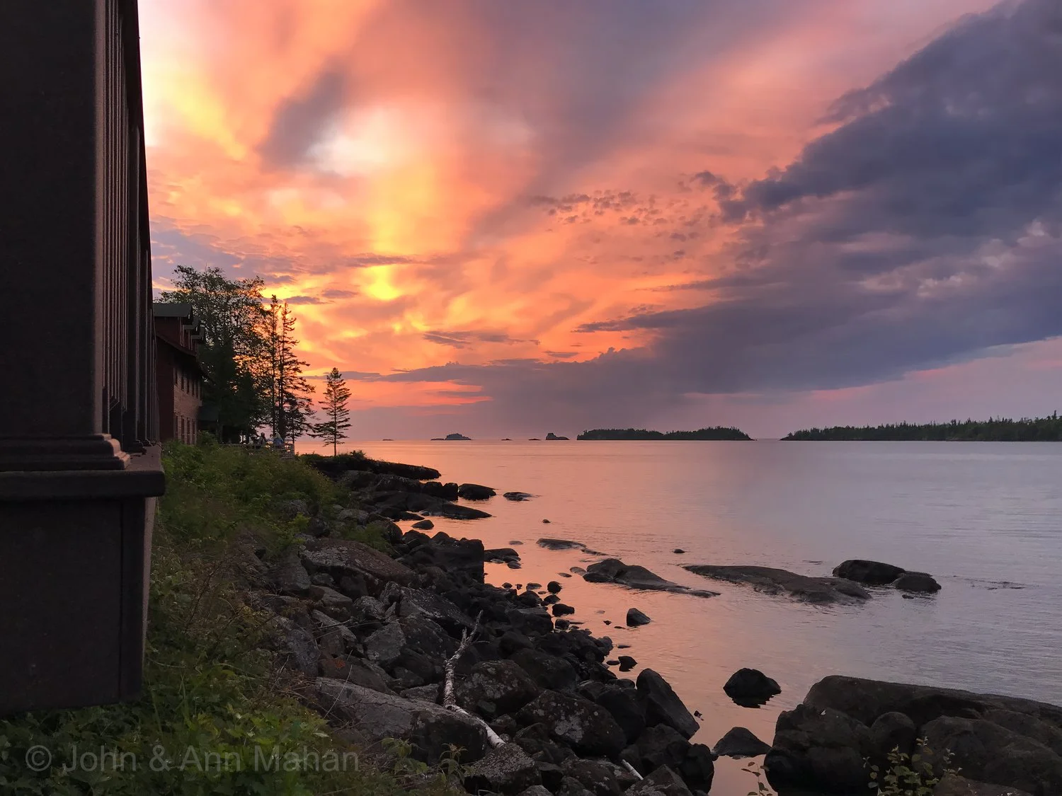 Sunrise at Rock Harbor Lodge