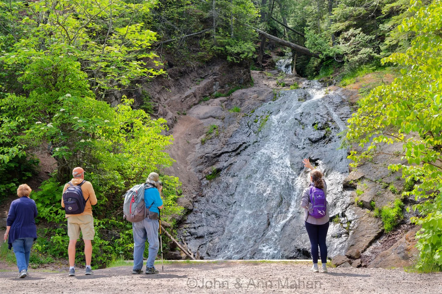 Keweenaw Peninsula Coach Tour -- Jacobs Falls