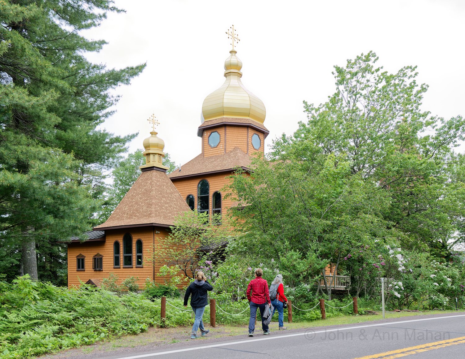 Keweenaw Peninsula Coach Tour -- Holy Transfiguration Skete, Society of St. John Monastery -- Western Ukraine Byzantine design