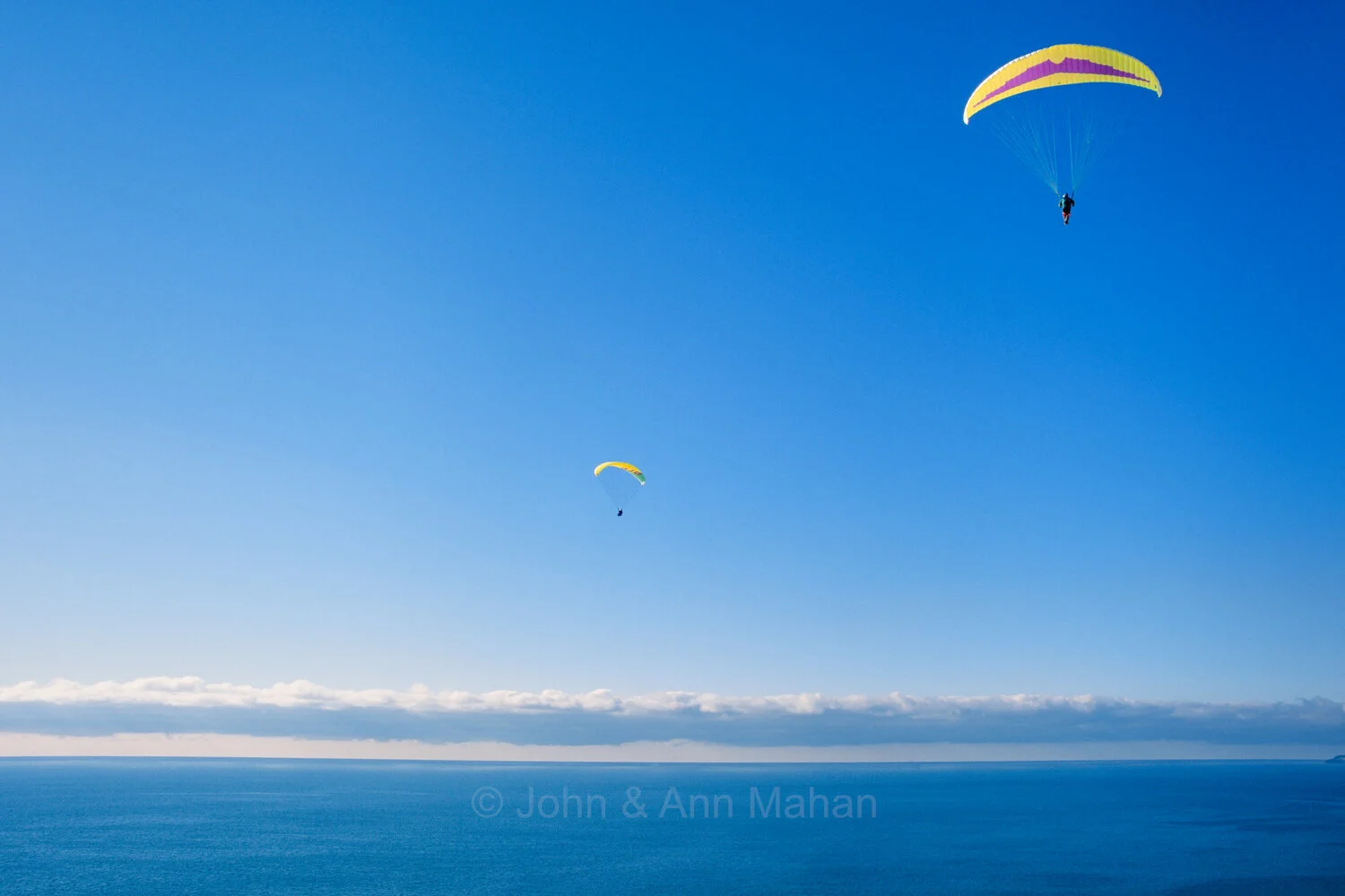 ID_28-7114B   Paragliders Over Lake Michigan