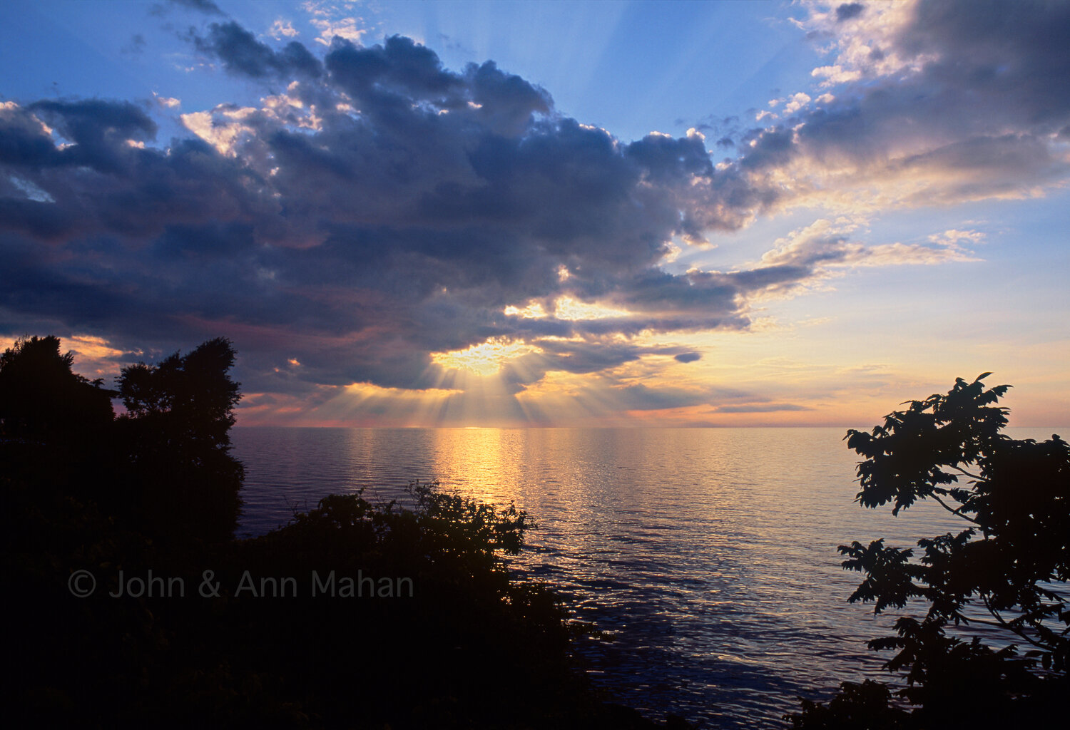 ID_17-6623B   Thirty Mile Point near Sunset